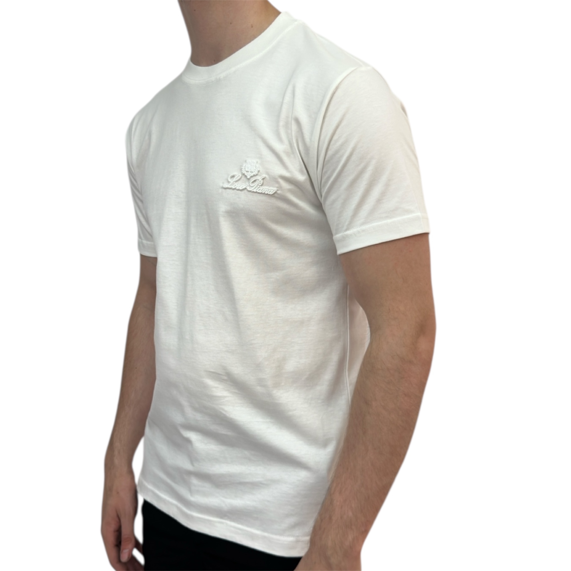 Loro Piana T-shirt Cotton White - Image 2