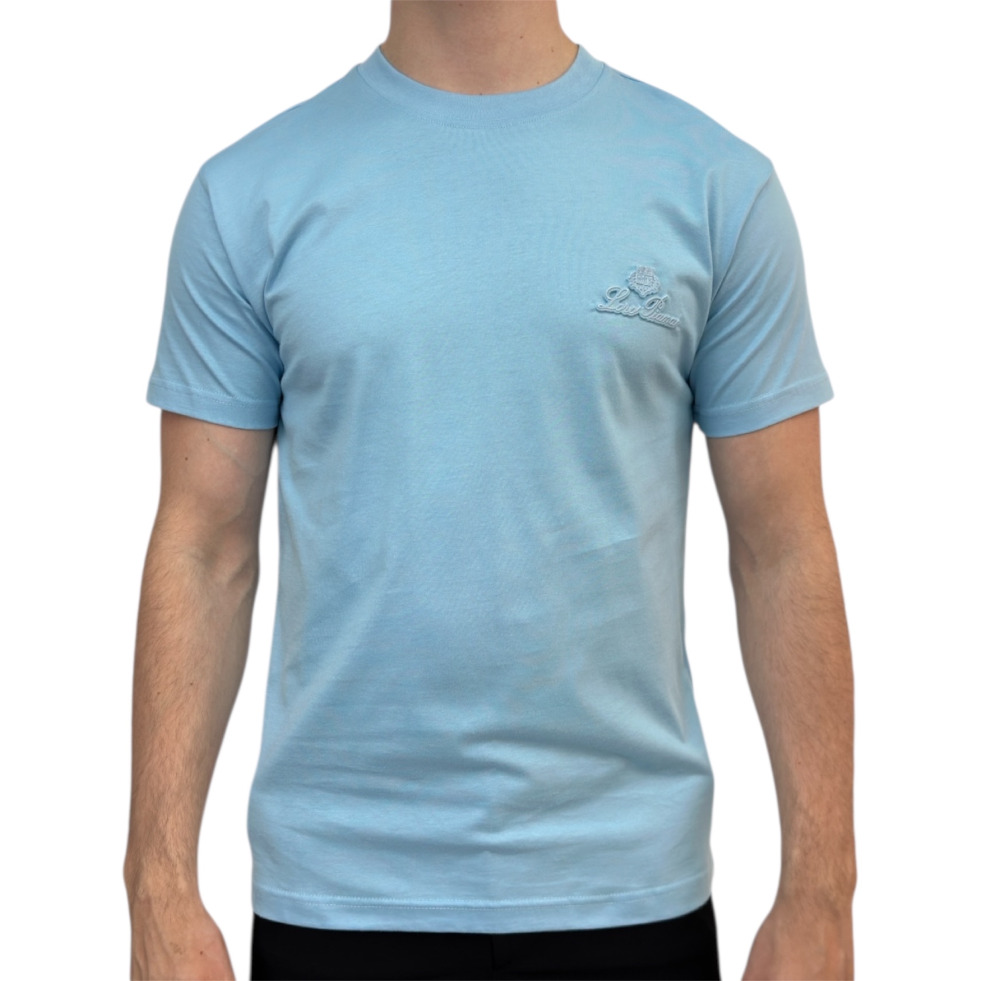 Loro Piana T-shirt Cotton Blue