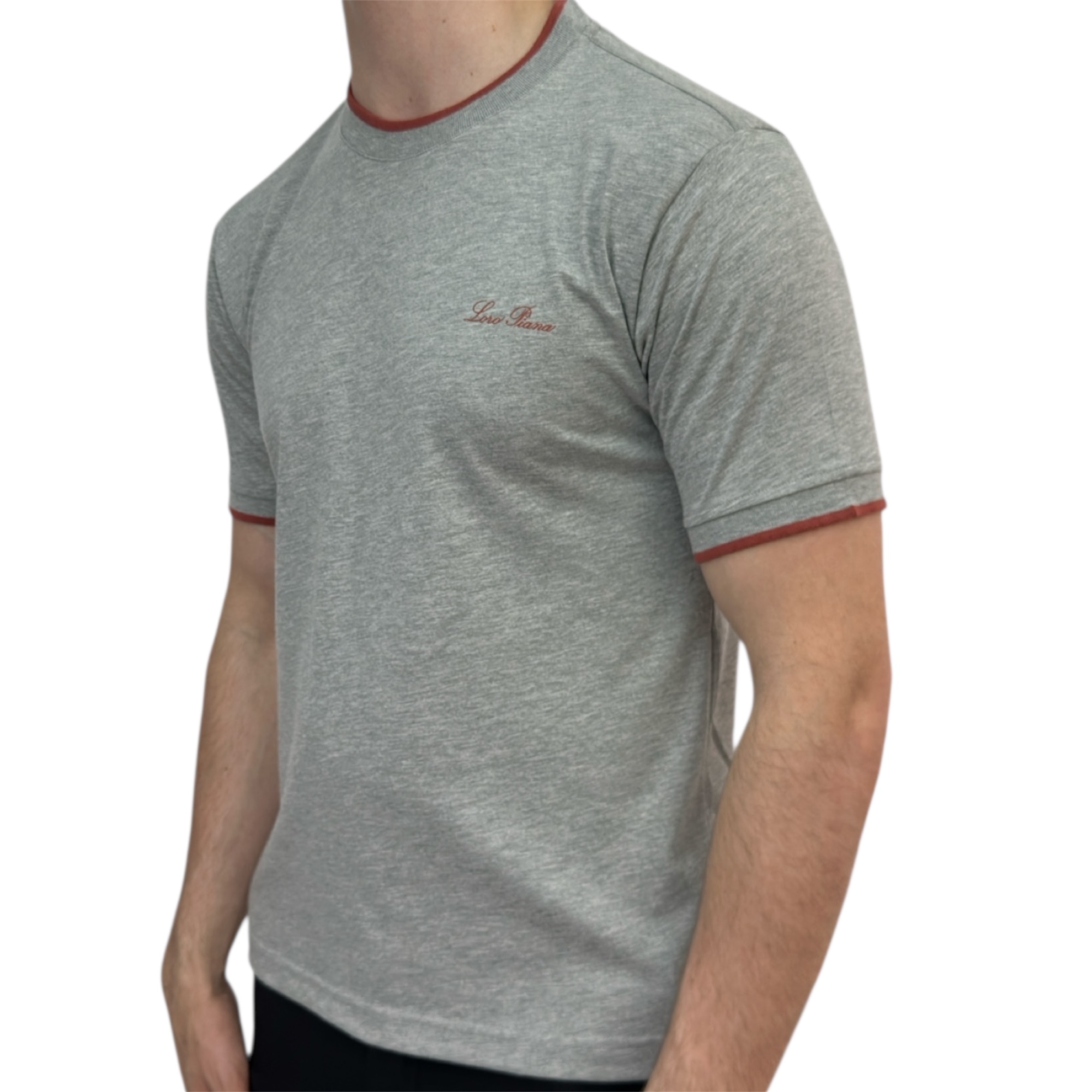 Loro Piana T-shirt Classic Grey - Image 2