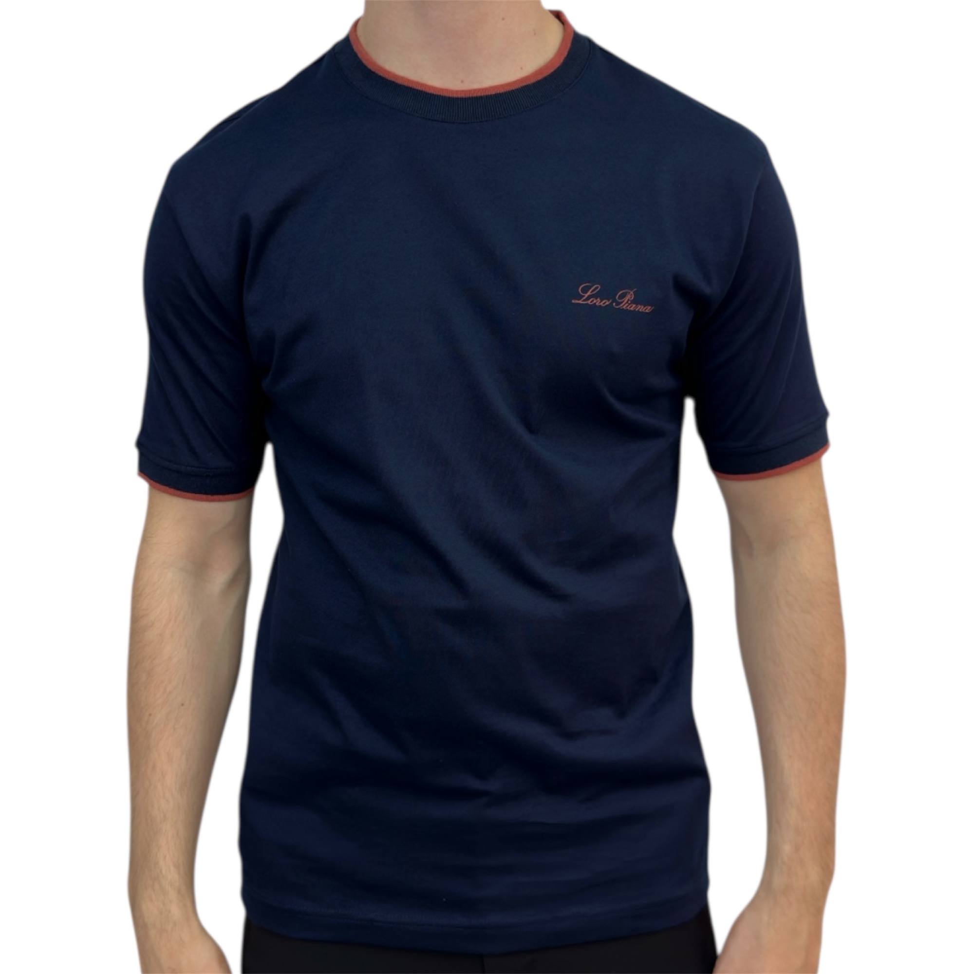 Loro Piana T-shirt Classic Navy Blue