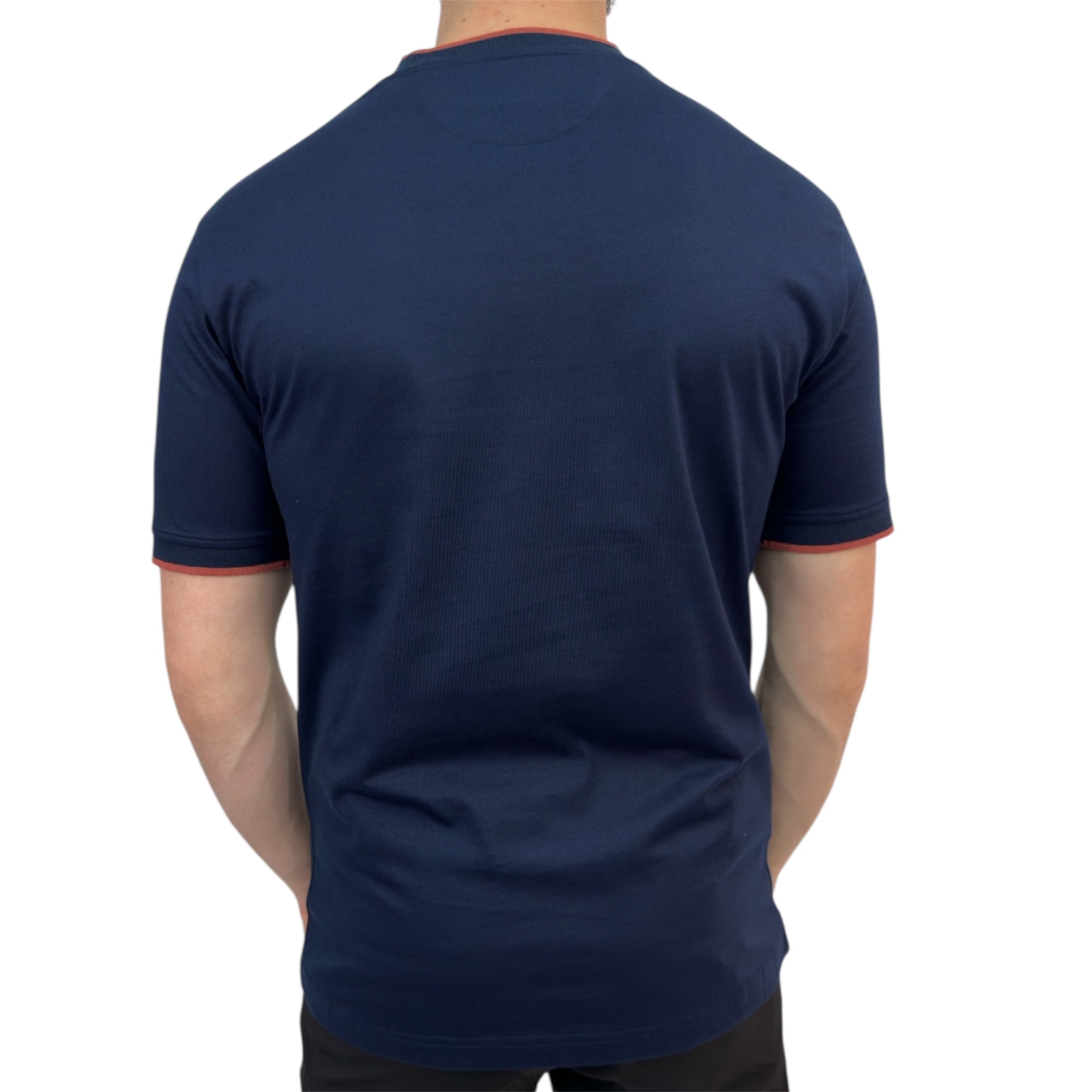 Loro Piana T-shirt Classic Navy Blue - Image 3