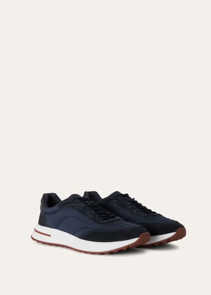 Loro Piana Week End Walk Suède Navy Blue