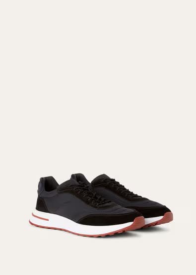 Loro Piana Week End Walk Suède Black