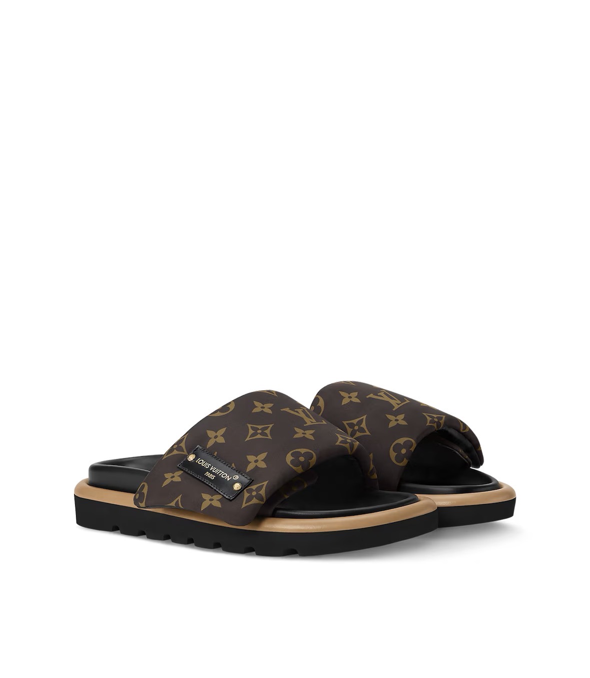 Louis Vuitton Pool Pillow Mule Monogram Brown
