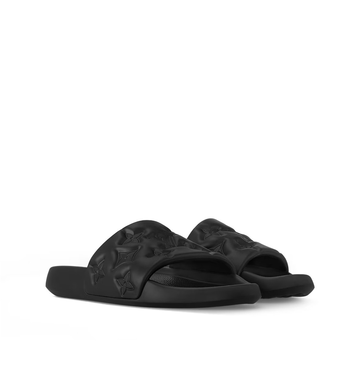 Louis Vuitton Waterfront Mule Slides Black