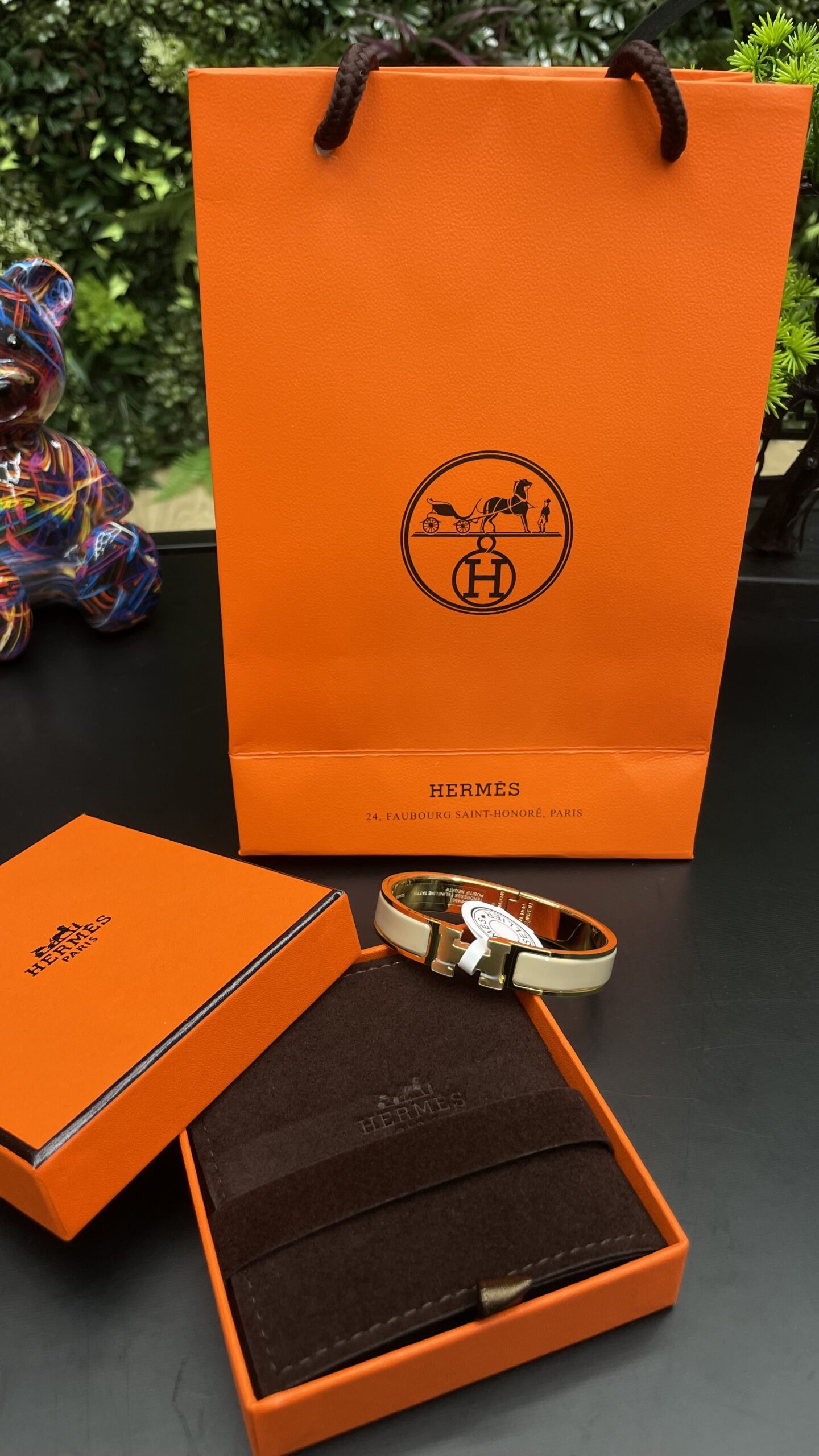 Hermes Clic H Bracelet Gold Butter Yellow