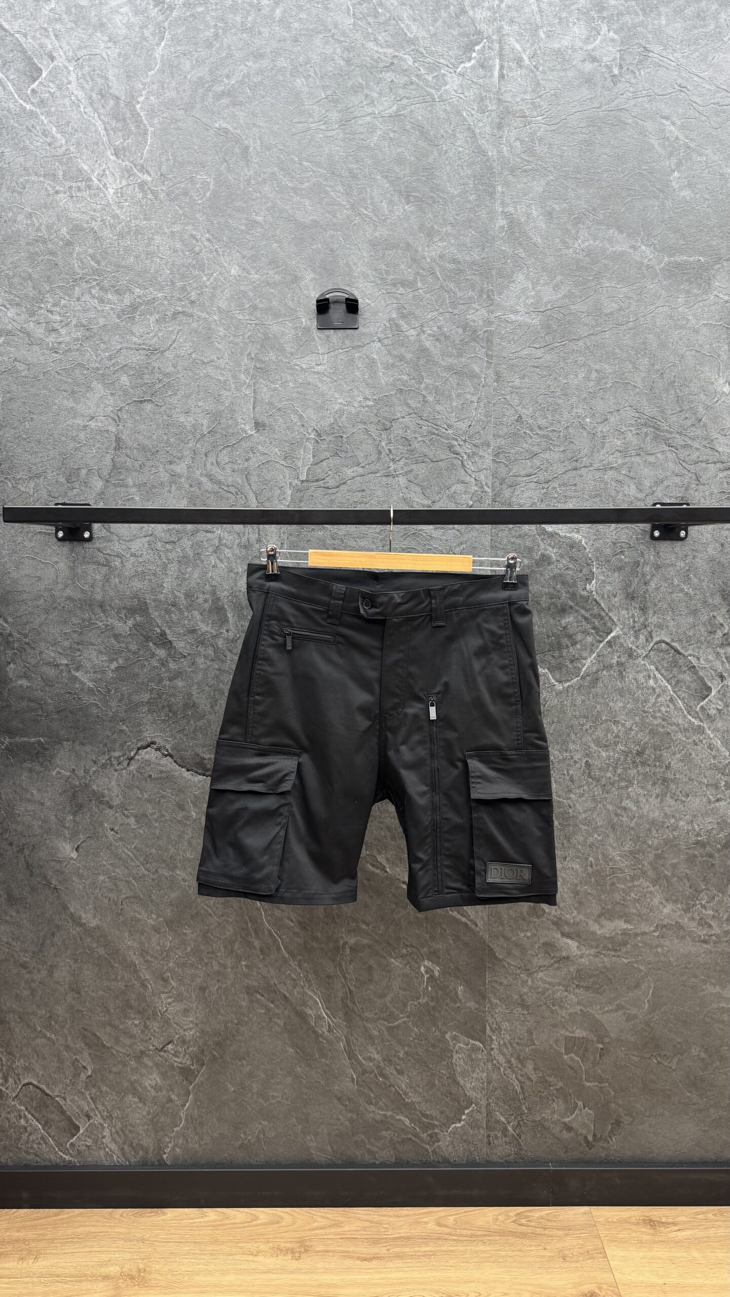 Dior Short Cargo Pants Black