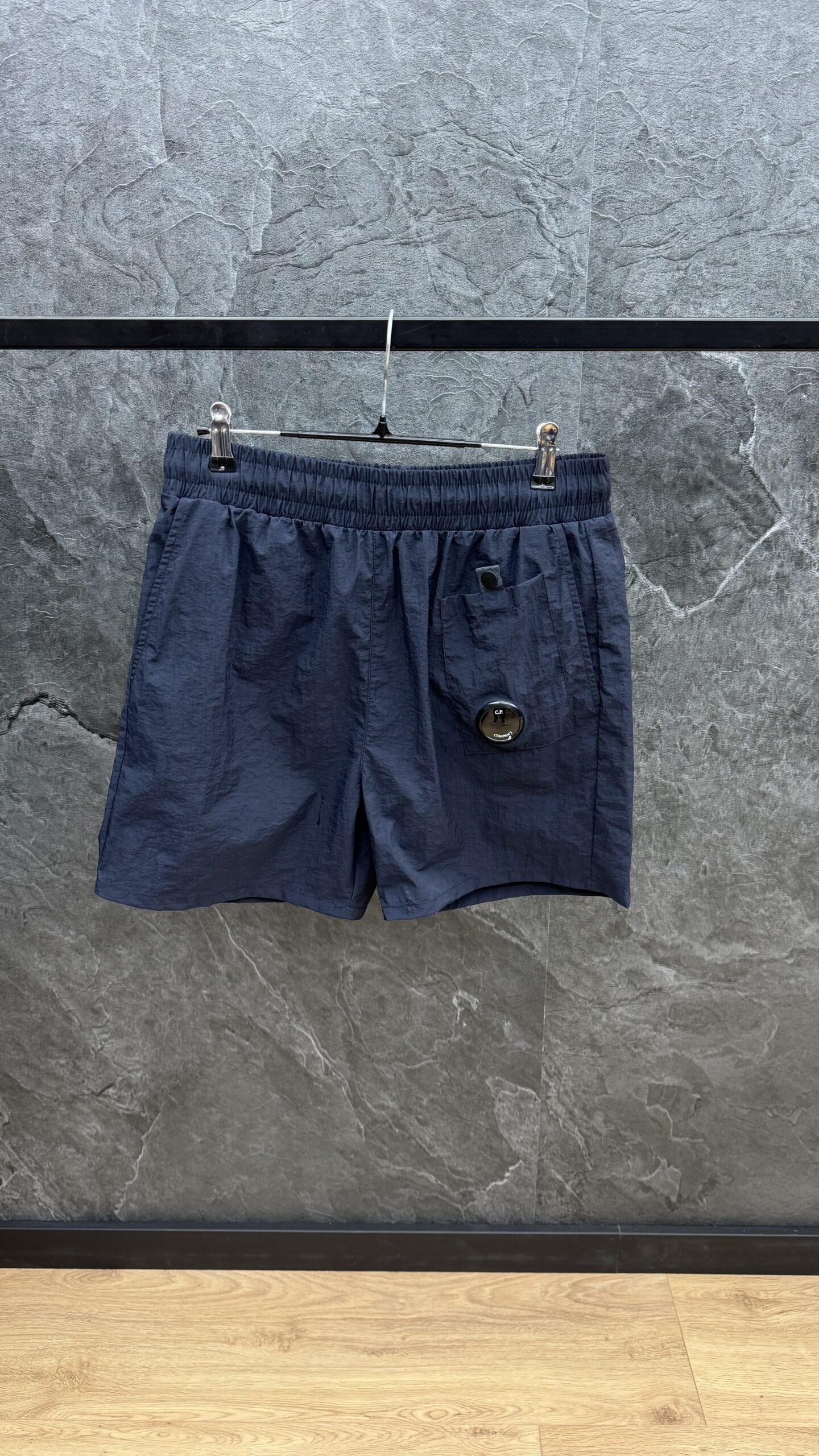 C.P. Company Front Batch Swim Short Navy Blue