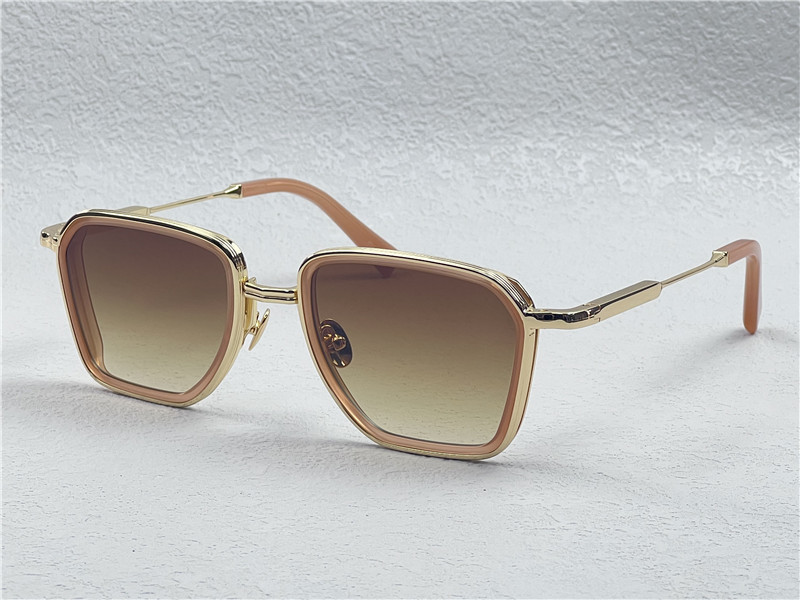 John Dalia Andre Glasses Brown Gold