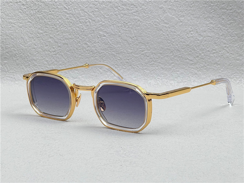 John Dalia Jean Glasses Gold Grey