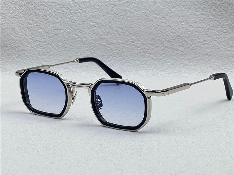 John Dalia Jean Glasses Silver Blue