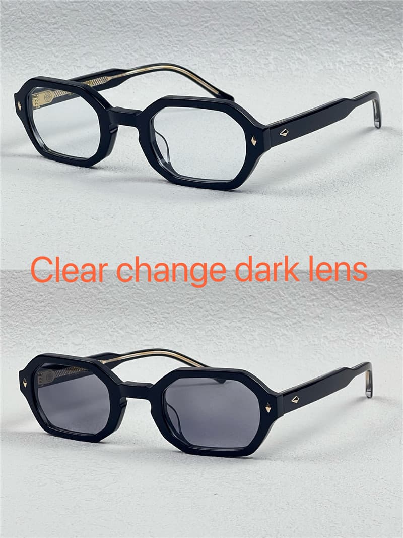 John Dalia Milla Glasses Black (meekleurend)