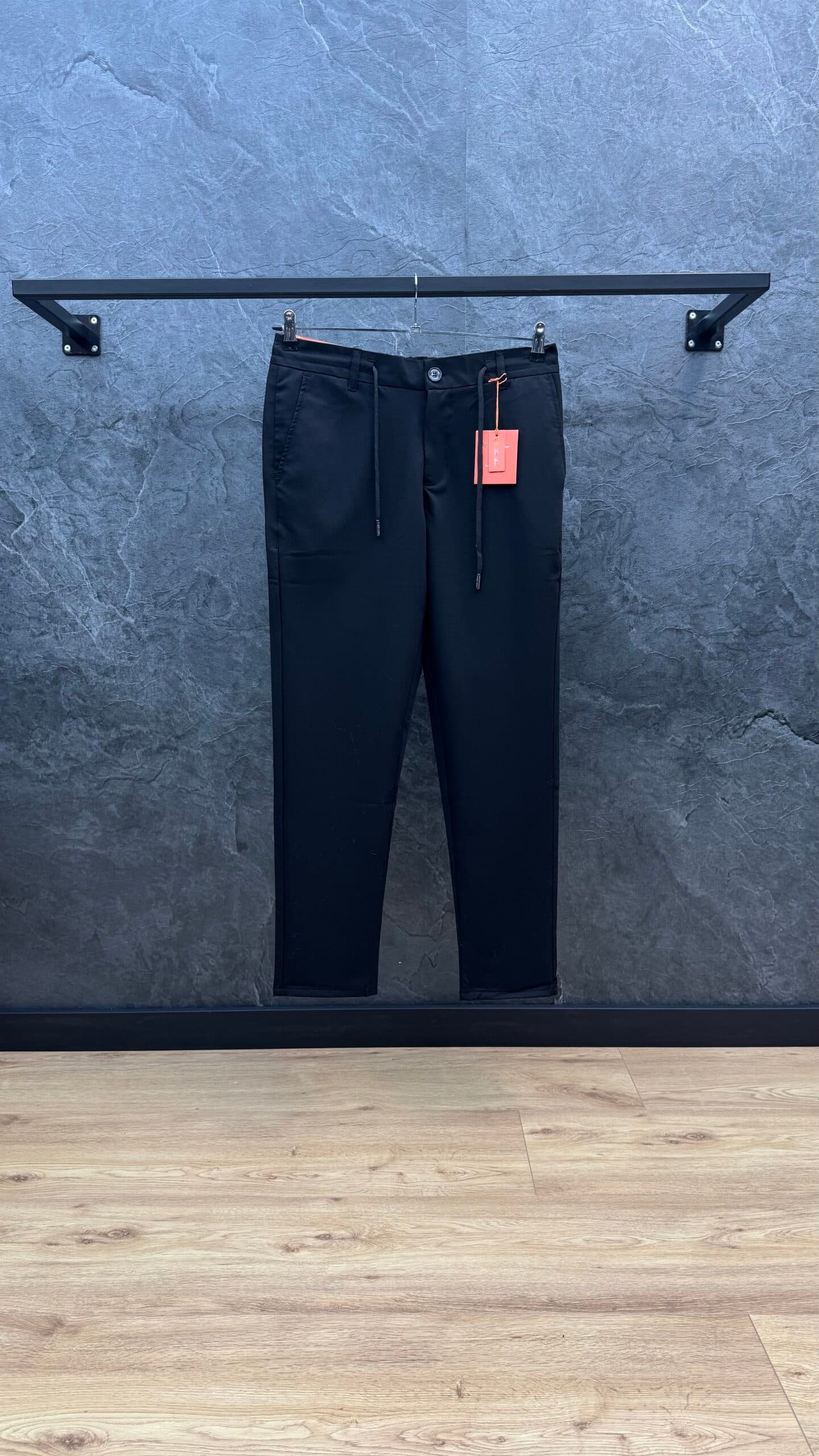 Loro Piana Lace Up Pantalon Black