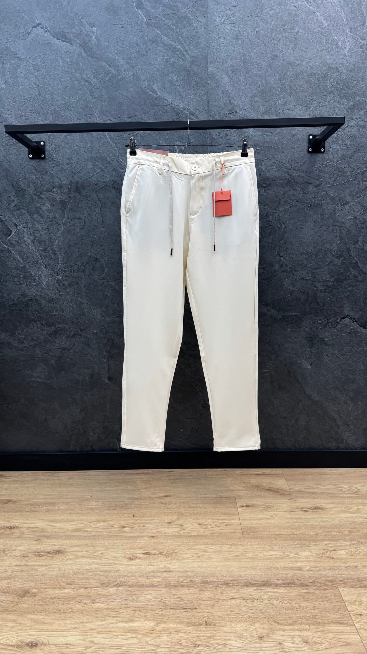 Loro Piana Lace Up Pantalon Beige