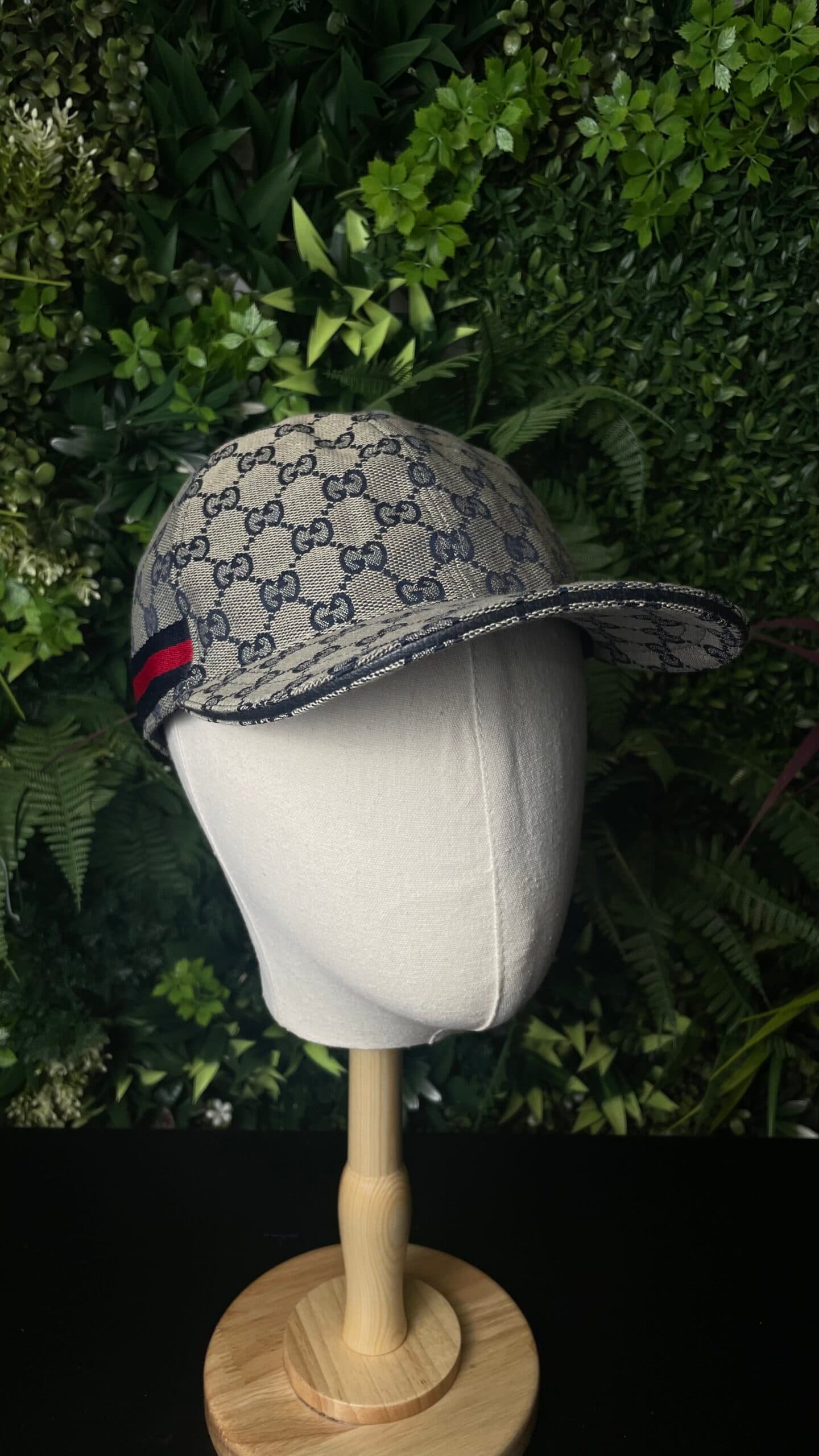 Gucci GG Canvas Baseball Cap Original Blue