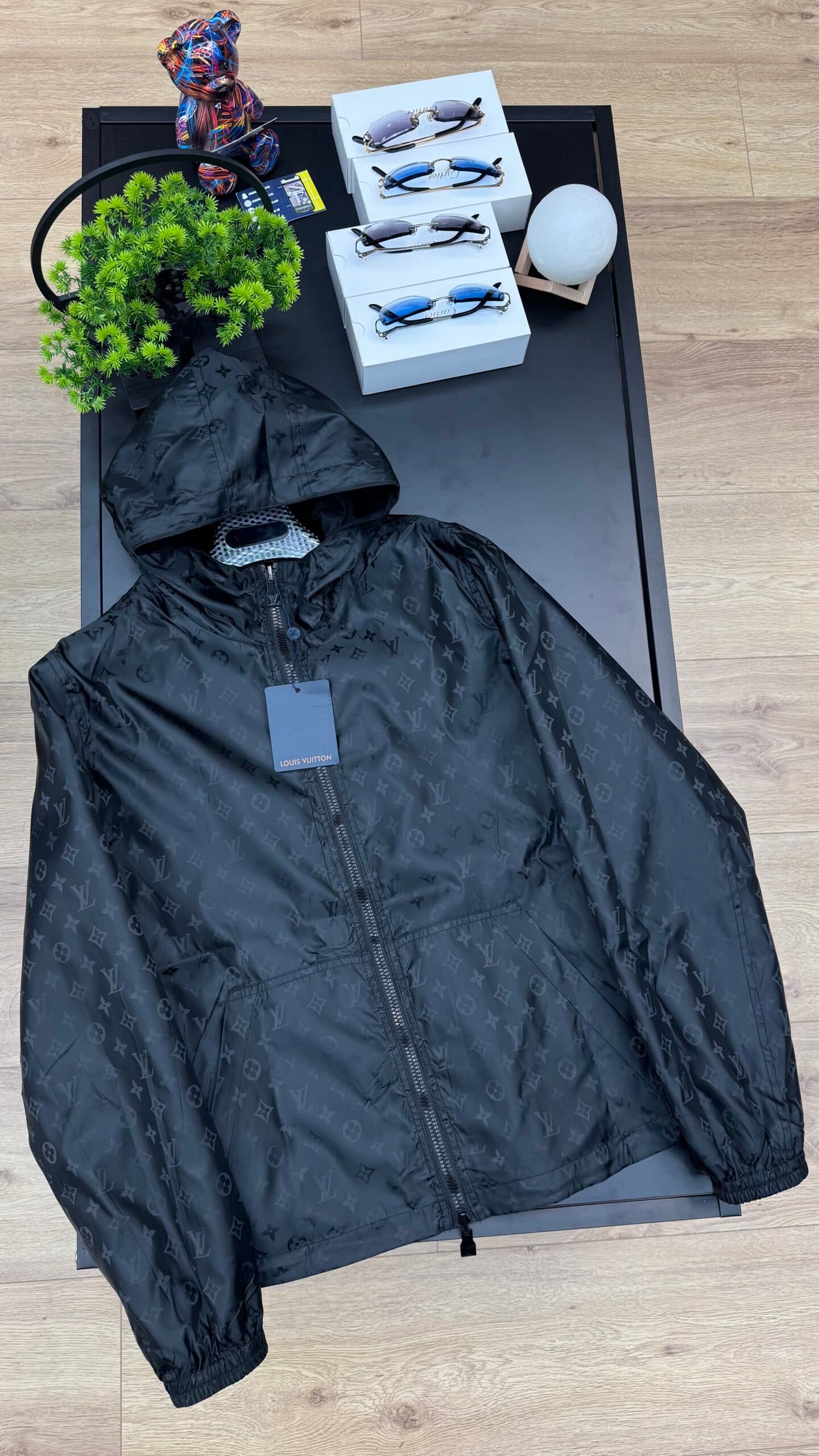Louis Vuitton Reversible Monogram Jacket S26 Black