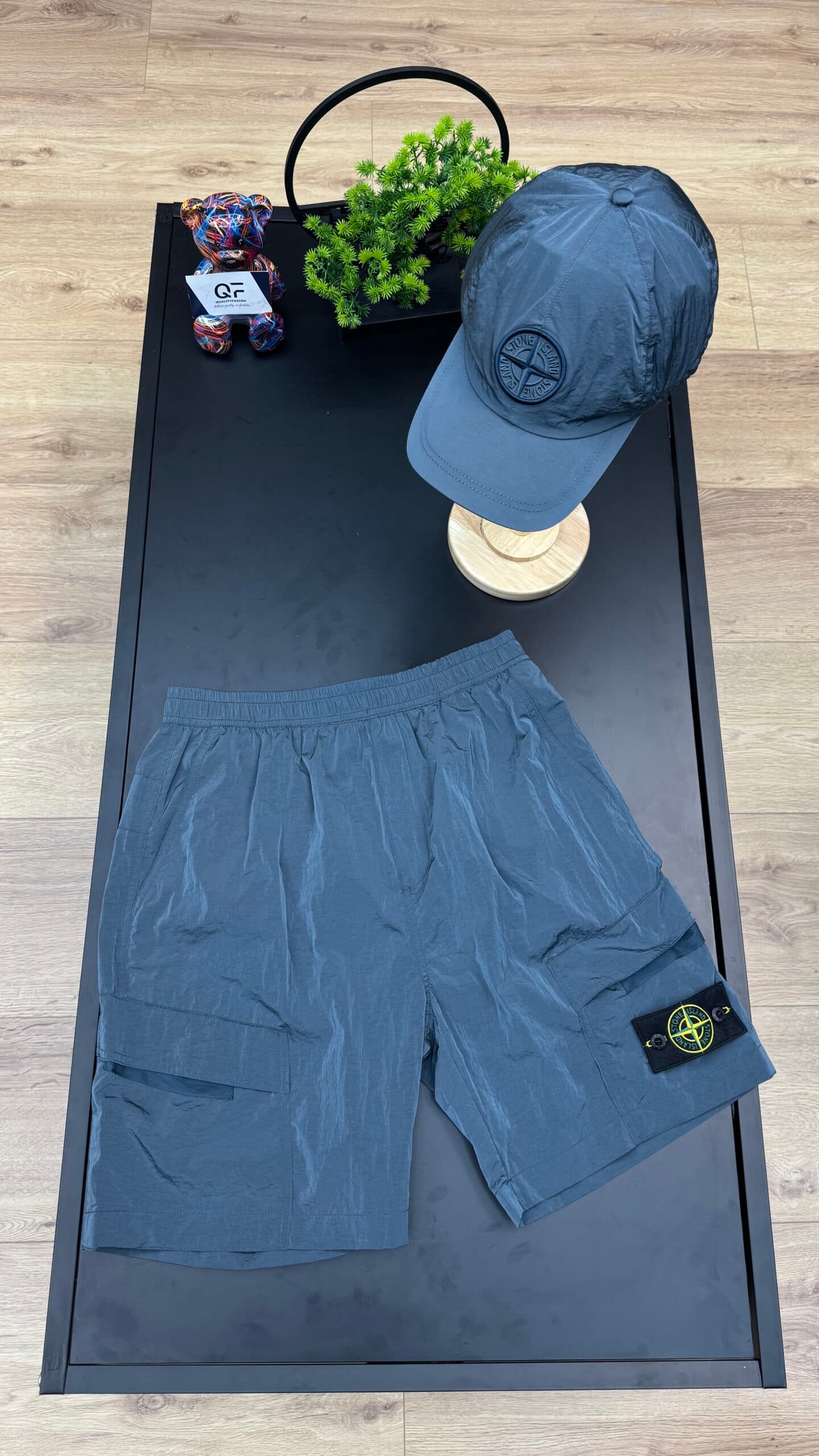 Stone Island Nylon Metal Short Blue