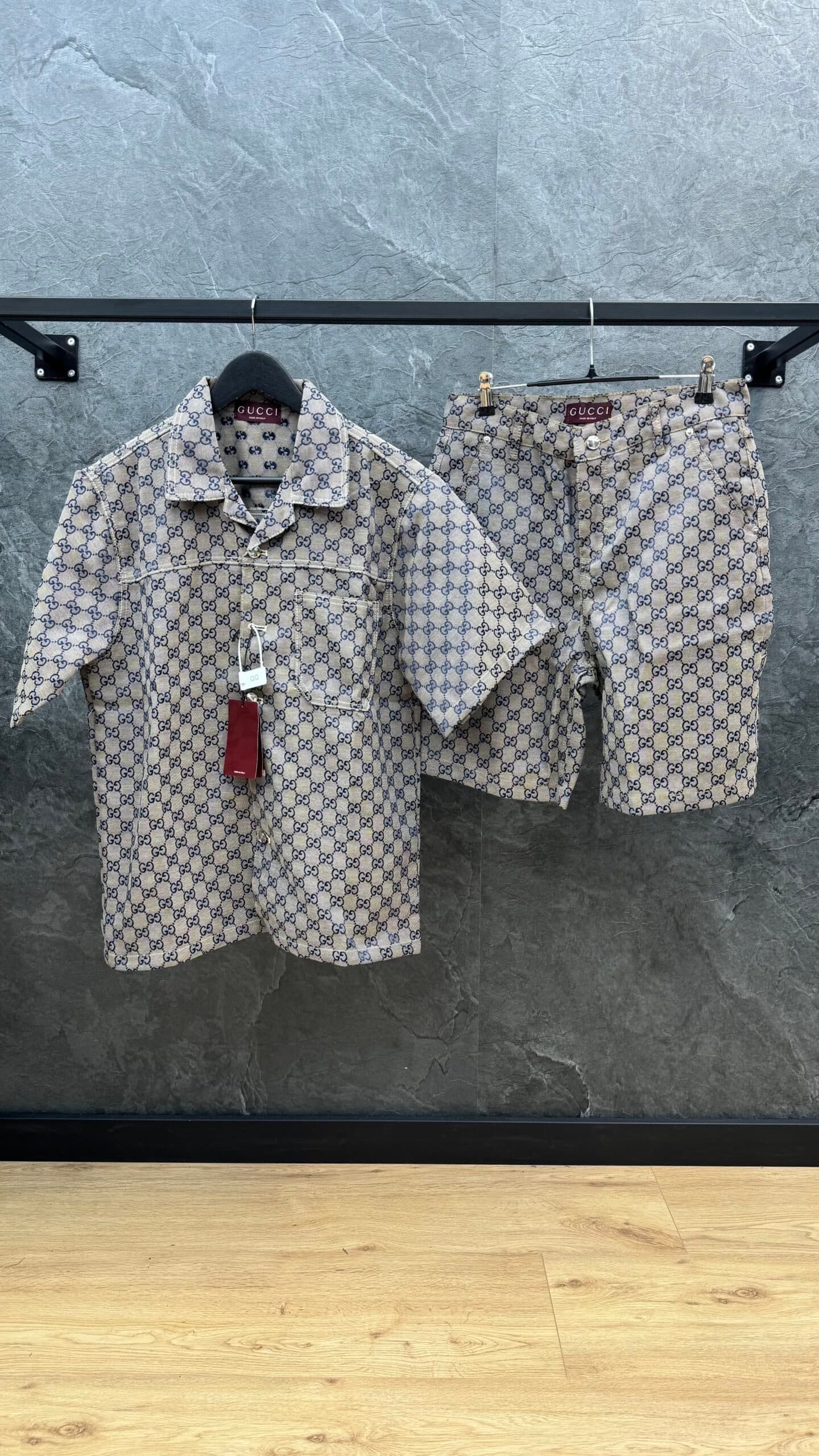 Gucci GG Printed Summer Set Beige