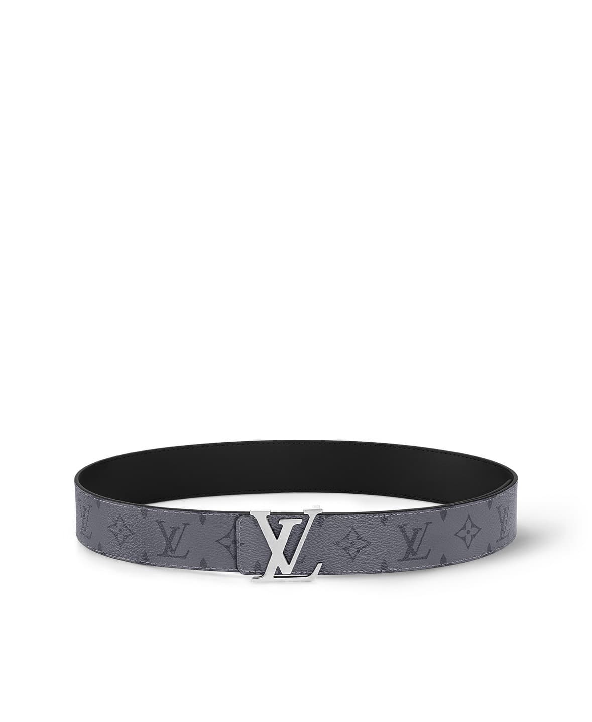 Louis Vuitton Initials 40mm Reversible Belt Grey