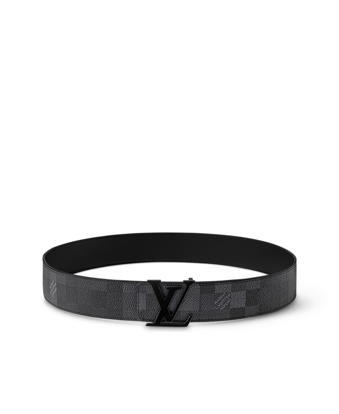 Louis Vuitton Initiales Damoflage 40mm Reversible Belt Grey/Black
