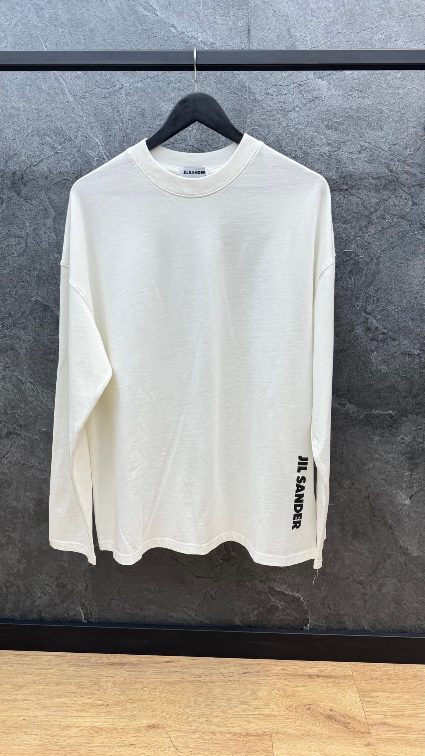 Jil Sander Side Logo LongSleeve White