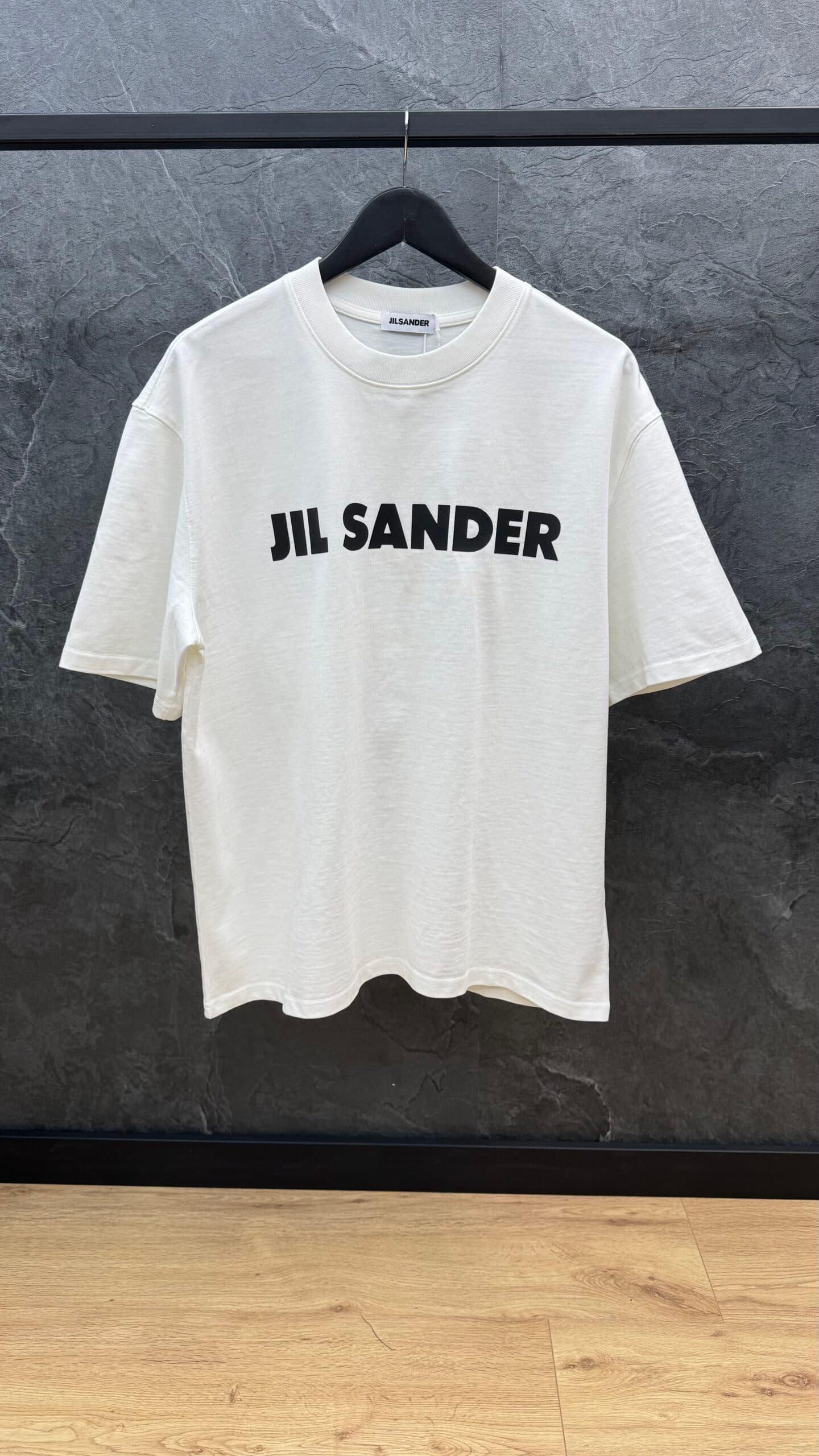 Jil Sander Logo Porcelain T Shirt White