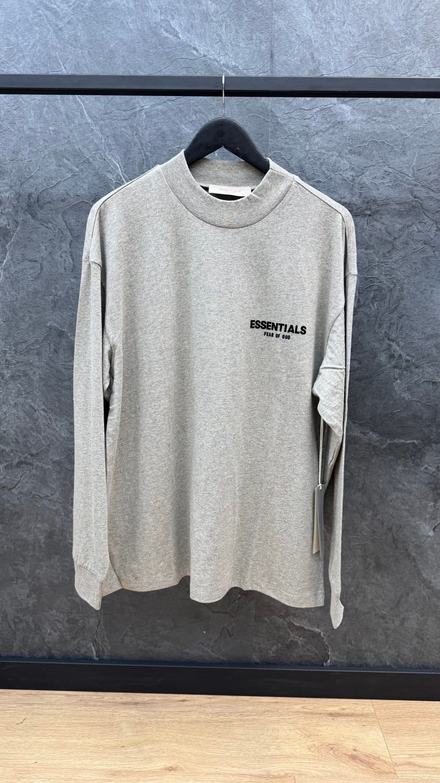 Essentials Fear Of God Long Sleeve Dark Oathmeal
