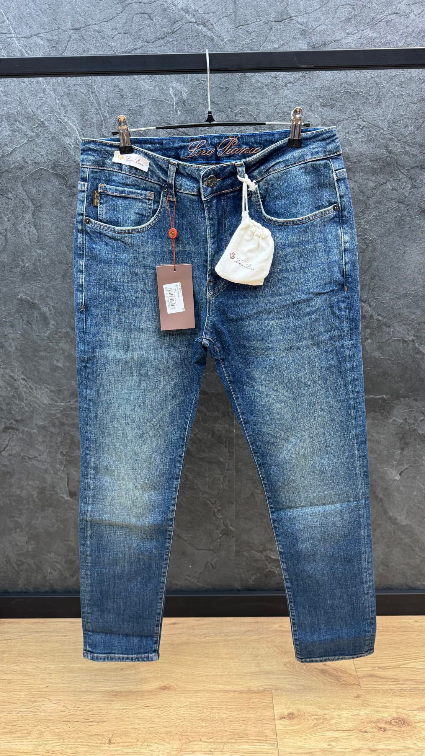 Loro Piana Slim Fit Jeans Blue