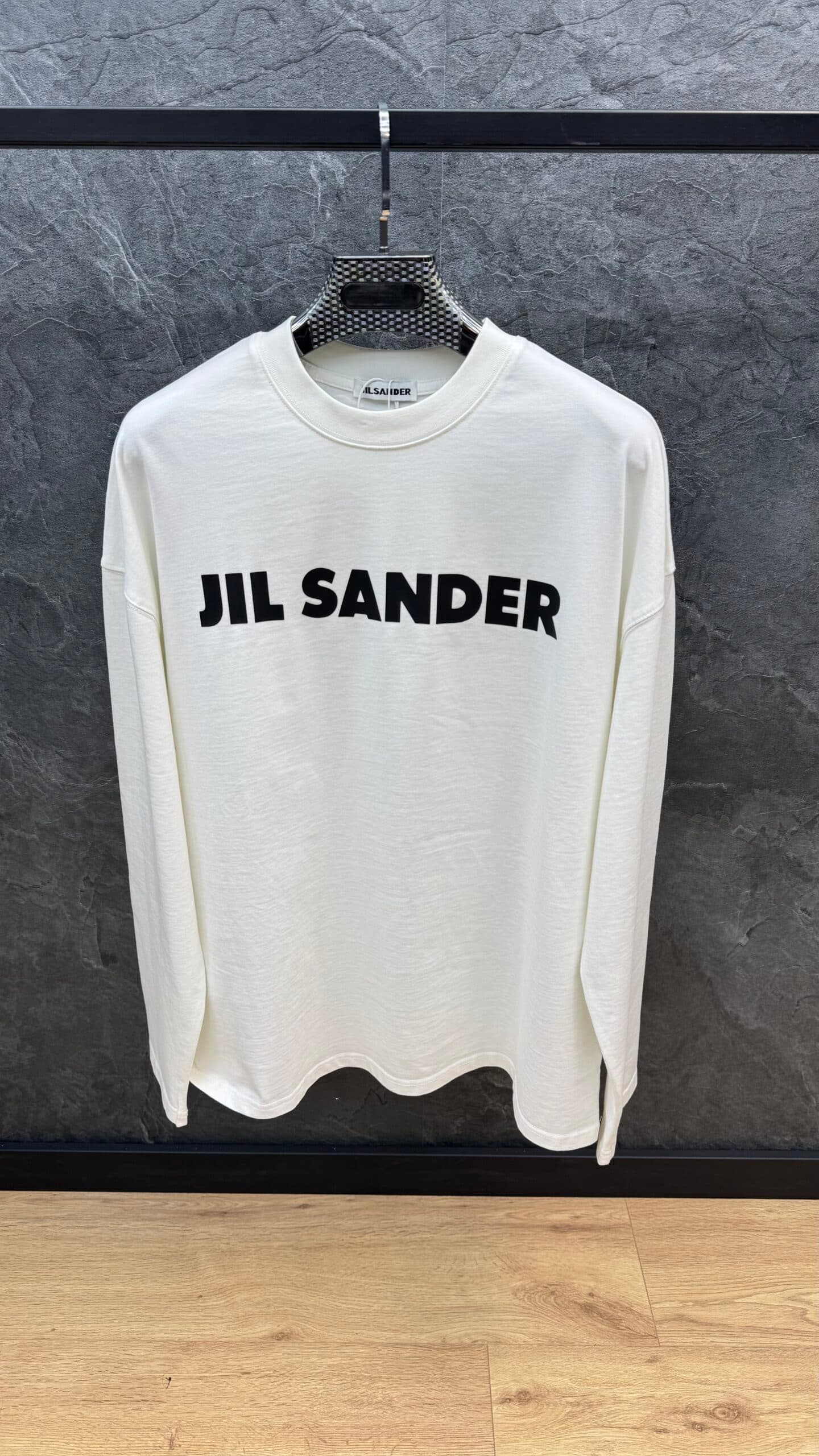 Jil Sander Front logo LongSleeve White