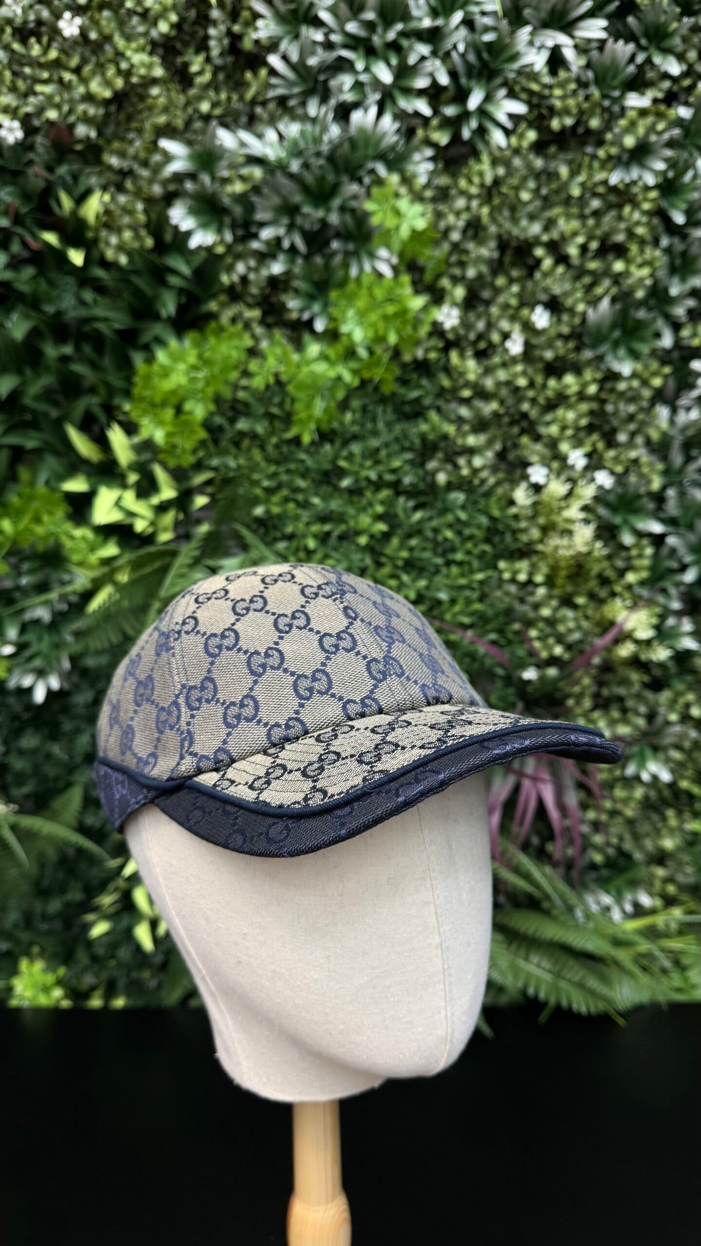 Gucci GG canvas Two colorway baseball cap Blue