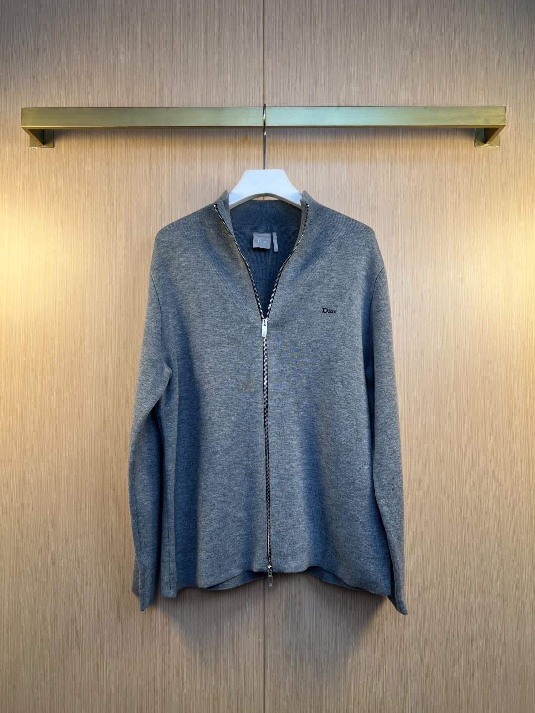 Dior Knitted Logo Vest Antraciet