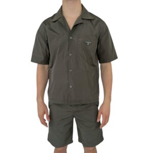 Prada Parachute Blouse Set Antraciet